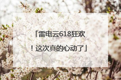 雷电云618狂欢！这次真的心动了