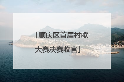 顺庆区首届村歌大赛决赛收官