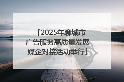 2025年聊城市广告服务高质量发展媒企对接活动举行